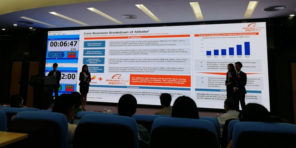 Presentation given by University of Hong Kong during semi-final round