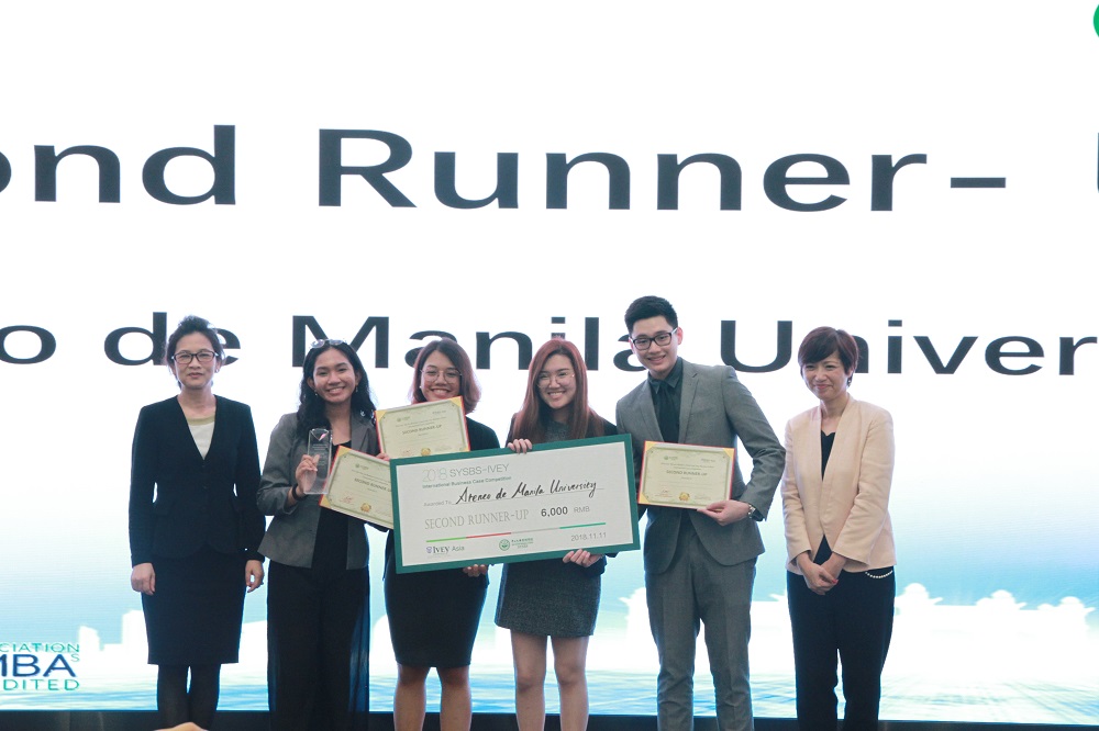 The Second-Up Award went to Ateneo de Manila University.